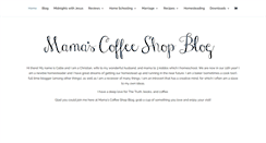 Desktop Screenshot of mamascoffeeshop.info